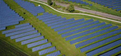 Champ photovoltaïque en Allemagne